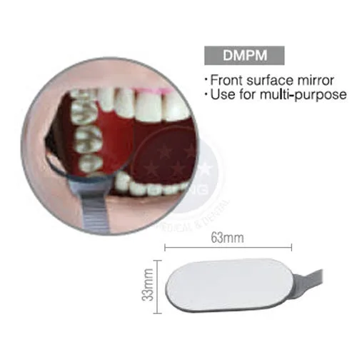 Vista 7 de Espejos de superficie frontal de boca de gran tamaño dental, 2 estilos