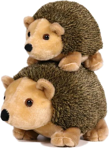 Vista 7 de Ice King Bear Juego de animales de peluche para mamá y bebé, animales salvajes del zoológico (elefante)