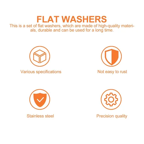 Vista 5 de 200pcs Copper Sealing Washer Flat Gasket Set Flat Copper Washers Assortment Kit with Storage Box for Industrial and Automotive Use