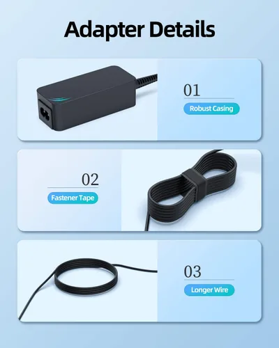 Vista 4 de Superer Cargador de CA de 19 V apto para Samsung HW-R450 HW-MM36 HW-K369 HW-MM37 PS-WK430 Cable adaptador de fuente de alimentación de barra