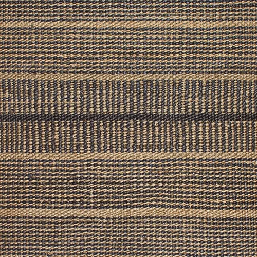 Vista 5 de Fab Habitat Alfombra de yute natural tejida a mano de 3 x 5 pies, color carbón