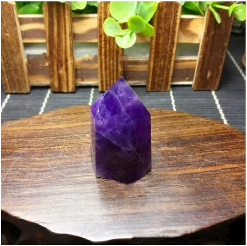 Vista 12 de StoneStory Figura de prisma facetada de punto de cristal curativo de ojo de tigre natural, paquete de 2 piedras preciosas de reiki, ojo de tigre