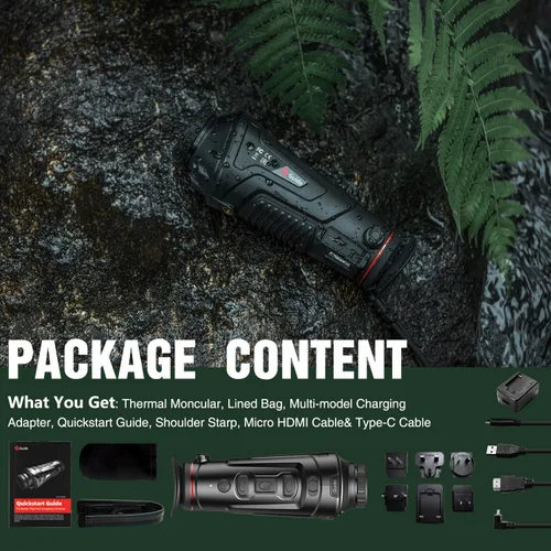 Vista 8 de TK Series Thermal Vision Monocular for Night Hunting - Compact Camera for Wildlife Viewing, Hunting & Outdoor
