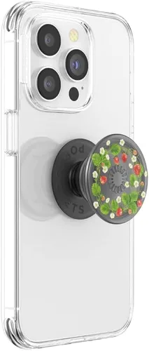 Vista 3 de PopSockets Agarre adhesivo para teléfono, soporte, soporte para teléfono, fruta - recolección de bayas