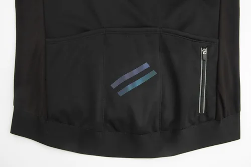 Vista 5 de RISESBIK Chaqueta de ciclismo para hombre, ropa de ciclismo de invierno, a prueba de viento, impermeable, térmica, softshell, cortavientos