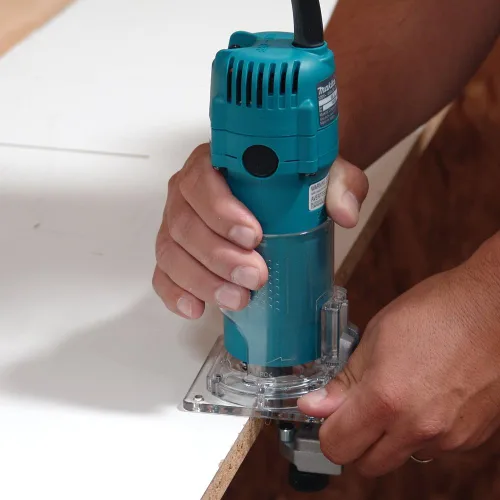 Vista 7 de Makita 3707FC Base Fija laminado Trimmer con luz LED