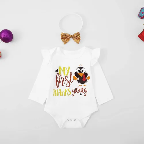 Vista 4 de URMAGIC Baby Girls My 1st Halloween Outfits Costumes Tutu Skirt Sets Pumpkin Ghost Outfits Newborn Romper Tulle Skirt