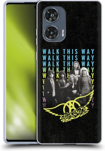 Vista 105 de Head Case Designs Officially Licensed Aerosmith Back in The Saddle Again Classics Gel Case [Military Grade Protection] Compatible with Moto E7