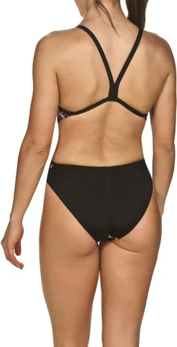 Vista 4 de Arena Traje de baño de una pieza con estampado estándar para mujer
