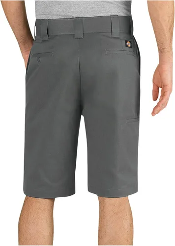 Vista 2 de Dickies Pantalones cortos de trabajo de sarga elástica de ajuste regular de 11 pulgadas para hombre