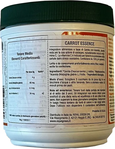 Vista 2 de Green Foods - Esencia de zanahoria, 5.3 oz en polvo