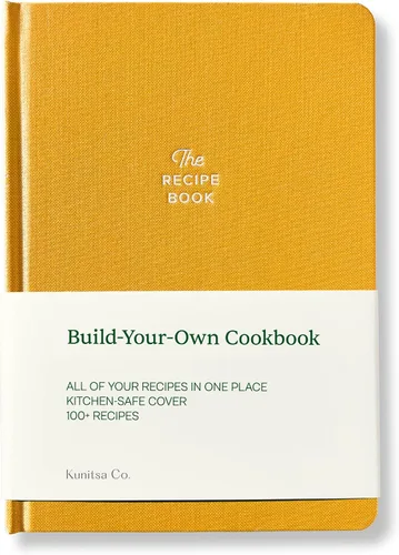 Vista 8 de Kunitsa Co. Cuaderno de Recetas - Regalo de Recuerdo, Libro en Blanco de Recetas de Tapa Dura para Escribir Tus Propias Recetas con Sugerencias