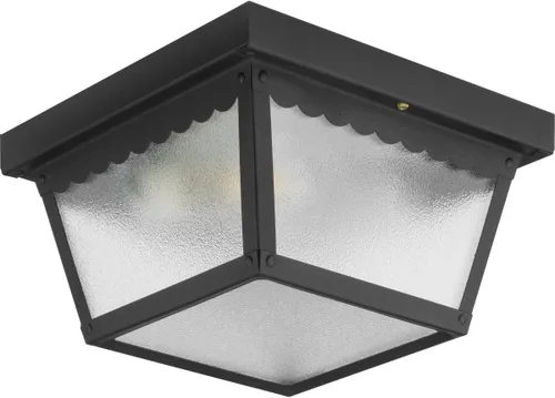 Vista 12 de Progress Lighting 1 luz de techo empotrada para interiores y exteriores, accesorio de montaje en techo interior y exterior para porches, patios
