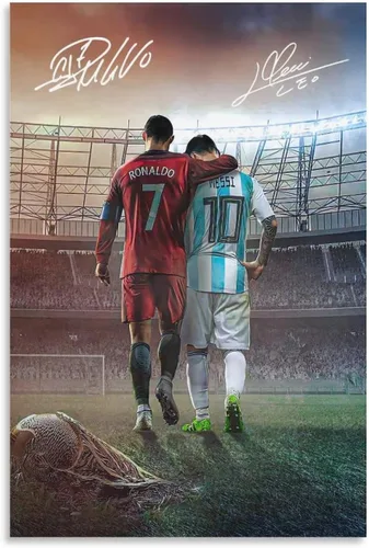 Vista 10 de fhzang Póster de Cristiano Ronaldo 1 póster de lienzo sin marco: 30 x 45 cm (12 x 18 pulgadas)