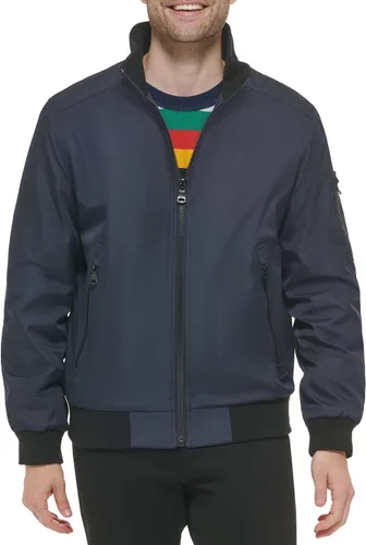 Vista 8 de Calvin Klein Abrigos de invierno para hombre - Chaqueta softshell con capucha forrada de sherpa