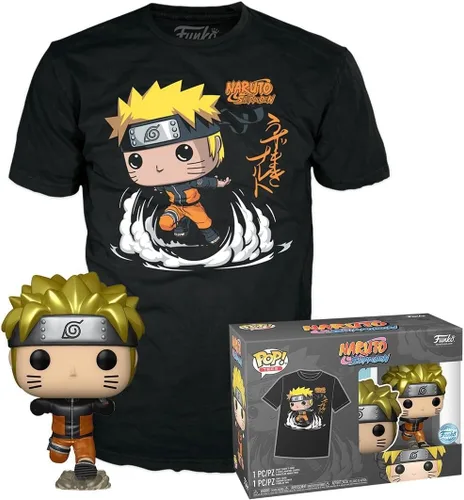 Vista 9 de Funko Pop! & Tee: Naruto Run - Naruto Run - Metálico - Pequeño - (S) - Camiseta - Ropa con figura de vinilo coleccionable - Idea de regalo