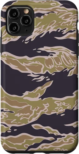 Vista 13 de US Army Tiger Stripe Camo Vietnam Special Forces Camouflage Case para iPhone 17