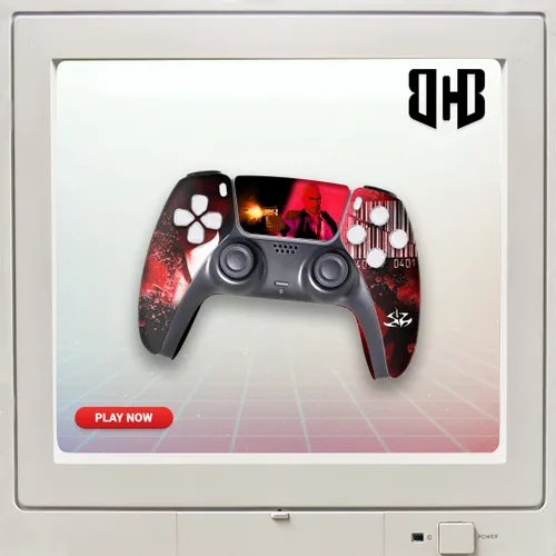 Vista 333 de Battman Custom PS-5 Controller Wireless compatible with Play-Station 5 Console by BCB Controllers Proudly Customized in USA with Permanent