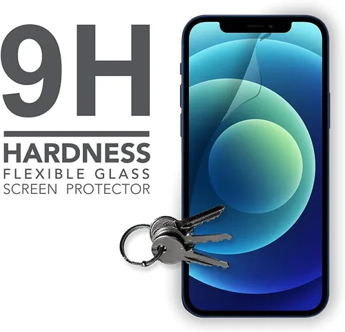 Vista 4 de Armor Protector de pantalla de cristal flexible para iPhone 12 Mini, 9H con HD