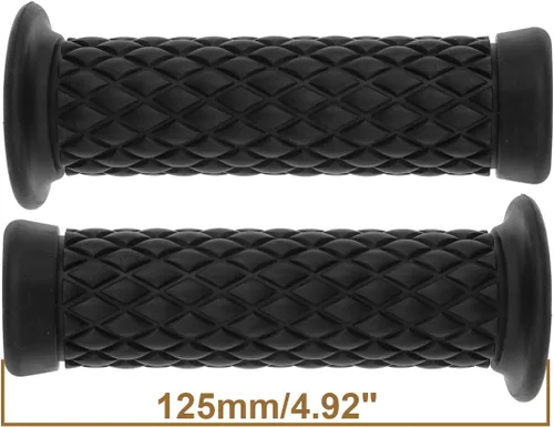 Vista 4 de Empuñaduras universales de motocicleta – Puños de goma antideslizantes para motocicleta Harley Honda, Yamaha, Suzuki, Kawasaki, Dirt Bike
