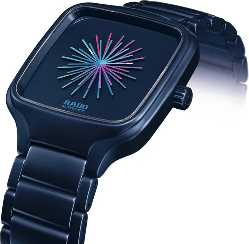 Vista 7 de Rado Reloj automático True Square Azul Patchwork Avant Garde