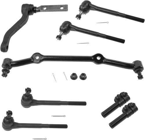 Vista 82 de TRQ Kit de dirección delantera con barra de acoplamiento de fuelle de piñón y cremallera compatible con Toyota Echo 2000-2005