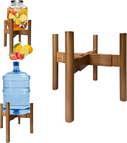 Vista 10 de Soporte ajustable para dispensador de bebidas, soporte para dispensador de 6 a 11 pulgadas, se adapta a tarros de agua de vidrio de 1 a 3 galones