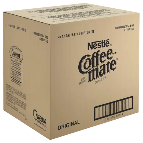 Vista 3 de Nestle Coffee-mate - Crema para café, original, líquido a granel de 192 onzas, paquete de 3