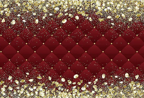 Vista 9 de Renaiss Telón de Fondo Banner de Feliz Cumpleaños de 5x3 pies Diamantes Reales Dorado Azul Fondo de Fotografía para Hombres Mujeres Fiesta