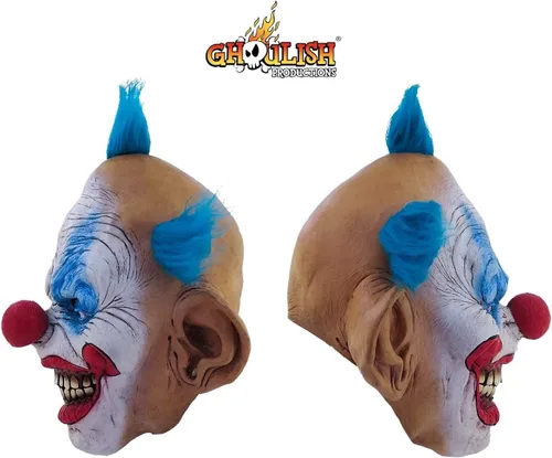 Vista 7 de Máscaras Ghoulish Máscara de Dammy el payaso para adultos, Multi