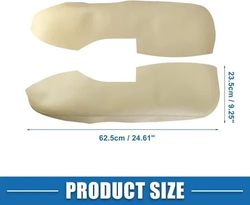 Vista 5 de Panel de la puerta delantera del coche reposabrazos cubierta interior puerta trims para Acura TL 2009-2014 beige 1 par