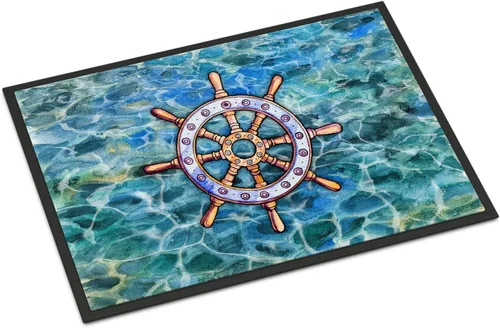 Vista 62 de Caroline's Treasures BB5366MAT - Tapete para puerta delantera de 18 x 27 pulgadas, para interiores y exteriores, antideslizante, lavable, de pelo