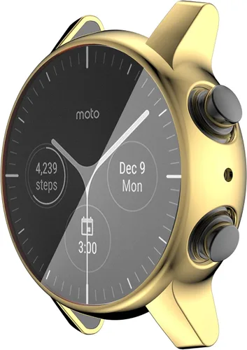 Vista 5 de Funda protectora de pantalla compatible con Motorola Moto360 3ª generación Smartwatch Accesorios TenCloud Covers Resistente a los arañazos Funda