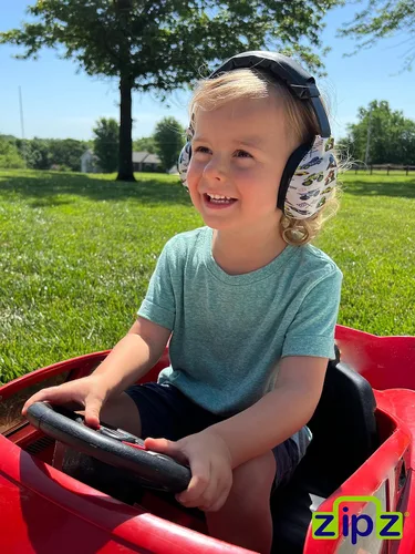 Vista 6 de ZIPZ EarVolution Baby & Toddler Earmuffs for Noise Protection, 0-4 Years USA brand; ANSI-certified, audiologist-recommended hearing protection; fun