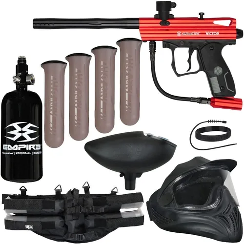 Vista 11 de Action Village Kingman Spyder Victor - Kit de pistola de paintball legendaria