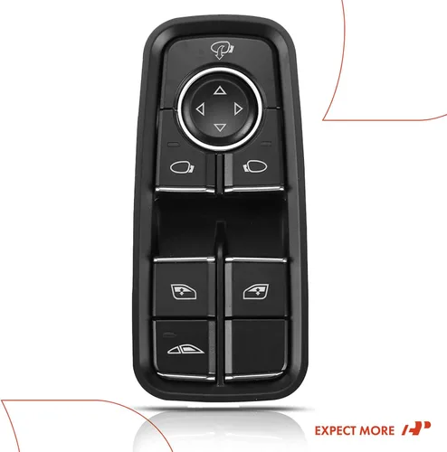 Vista 8 de A-Premium Master - Interruptor de ventana eléctrico compatible con Porsche 911 2012 2013 2014 2015 2016 2017 2018 2019 delantero izquierdo del lado