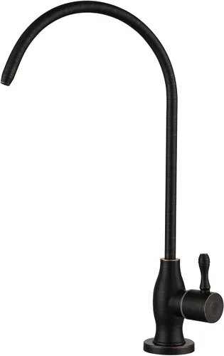 Vista 10 de Grifo de agua potable, para debajo del fregadero, sistema de filtro de agua, fregadero de barra de cocina, grifo RO, oro cepillado