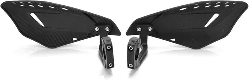 Vista 3 de Kucehiup Guardamanos de motocicleta 7/8" 0.866 in Universal Handguard Negro