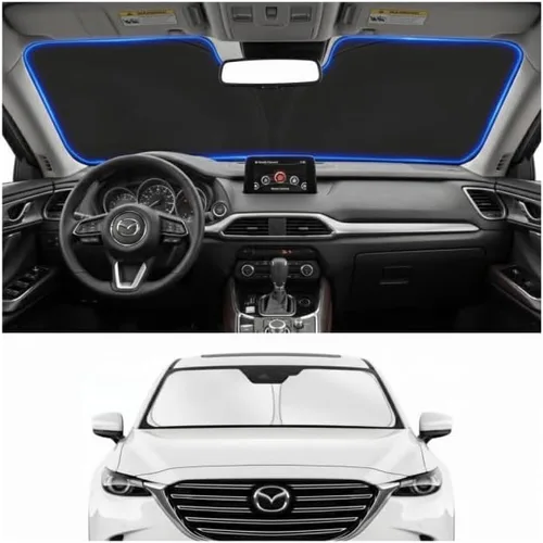 Vista 134 de Parasol para parabrisas para BMW X1 E84 2016-2024 2025, accesorios – Cubierta de parasol para parabrisas de ventana delantera, ajuste personalizado