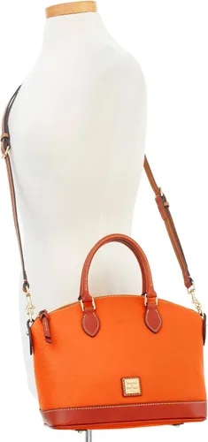 Vista 4 de Dooney & Bourke Bolsa de darcy de grano de guijarro, Naranja