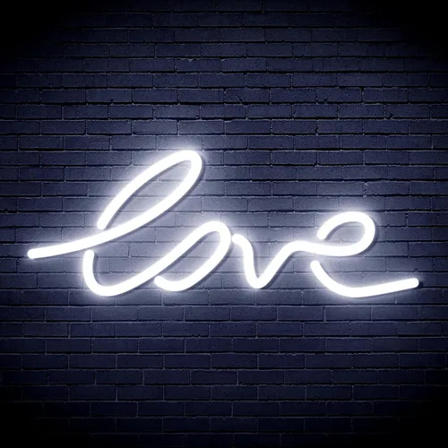 Vista 12 de AdvPro Señal de neón LED de silicona Love Flex - Azul - st16s42-fnu0202-b