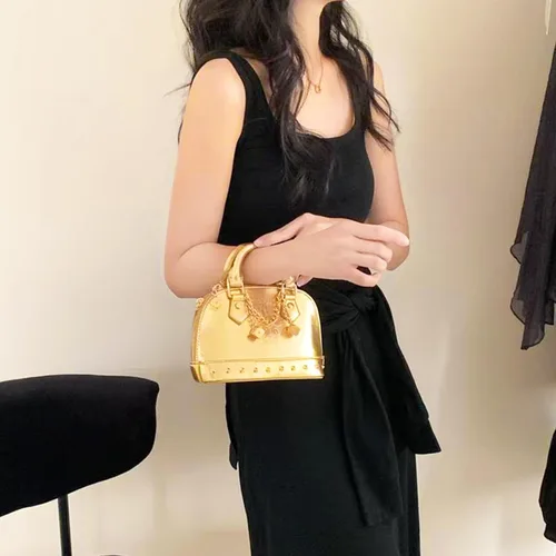 Vista 6 de Bolso tote para mujer, mochilas de cuero, bolso cruzado, bolso para boda, baile, fiestas, trabajo, viajes (estilo 518)