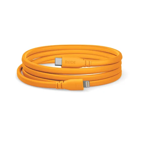 Vista 4 de Cable USB-C a Lightning RØDE SC19 (4.9 ft, negro) Cable Lightning de 4.9 ft con conector USB-C y certificación MFi para micrófonos, iPhones y iPads