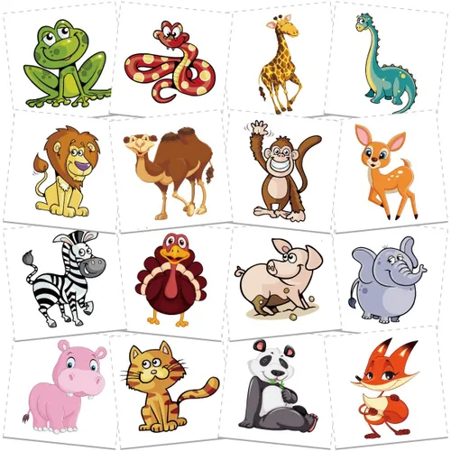 Vista 7 de 30 hojas (360 piezas) mariposas, sirena, animales marinos, tatuajes temporales impermeables para niños, tatuajes de dibujos animados de estilos