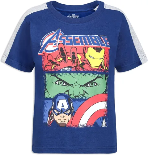 Vista 8 de Marvel Little Avengers - Juego de camiseta de manga corta para niño (4 unidades)