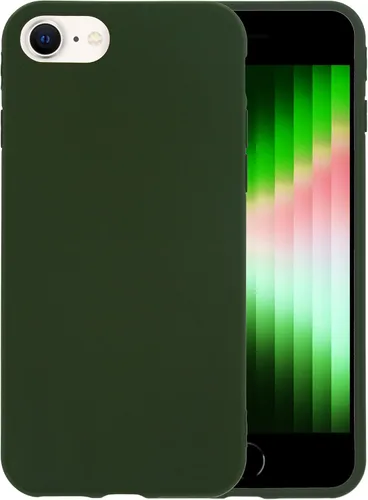 Vista 13 de Funda para iPhone 6 / 6S, funda suave de superficie mate, cubierta de protección contra caídas, color sólido, pantalla de 4.7 pulgadas, verde bosque