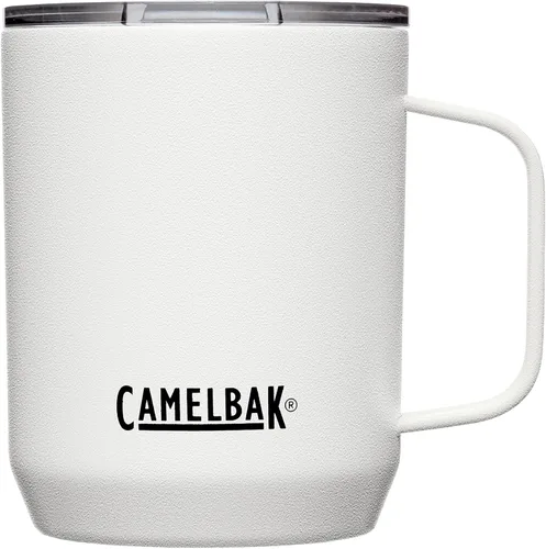 Vista 17 de CamelBak Horizon - Taza de campamento de 12 onzas, acero inoxidable aislado, tapa de tres modos, color negro