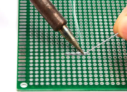 Vista 5 de Eagles 2 piezas de placa PCB de doble cara de 3.9 x 8.7 in, prototipo estañado DIY universal FR4 circuito impreso PCB placa protoboard PCB kit placa