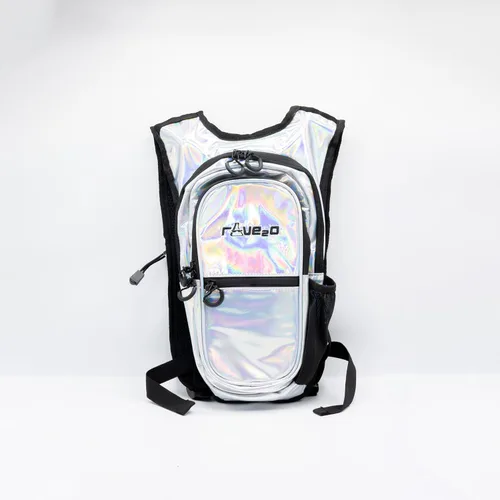 Vista 8 de Mochila de Hidratación Rave – Paquete de Hidratación Antirrobo para Festivales con Bolsa de 1.5L de TPU a Prueba de Fugas – Paquete de Agua Delgado