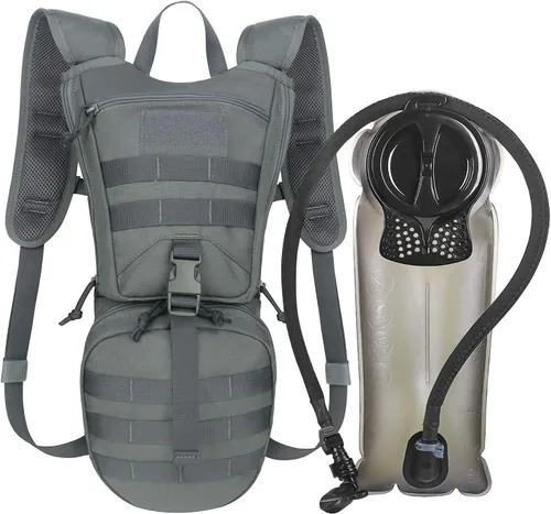Vista 9 de Unigear Mochilas Tácticas de Hidratación 1050D con Vejiga de Agua de 3L, Paquete de Aislamiento Térmico Mantiene el Líquido Fresco hasta por 4 Horas